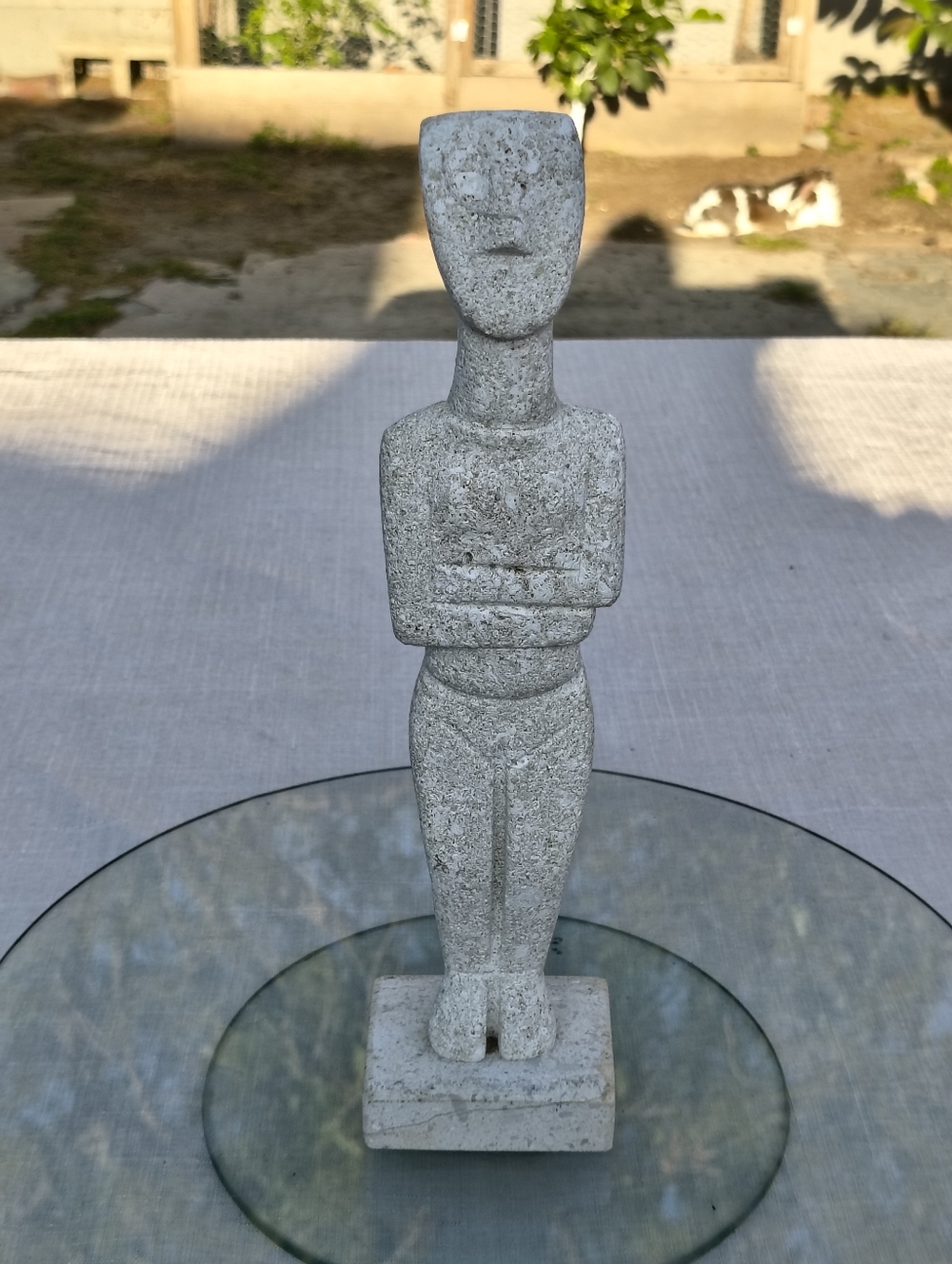 10" Decorative Replica of an Ancient Cycladic Figurine